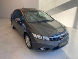 HONDA - CIVIC - 2013/2014 - Cinza - R$ 77.900,00